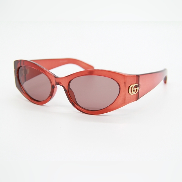 NEW GUCCI SUNGLASSES GG1401S 003 RED WOMEN EYEWEAR - Picture 3 of 12